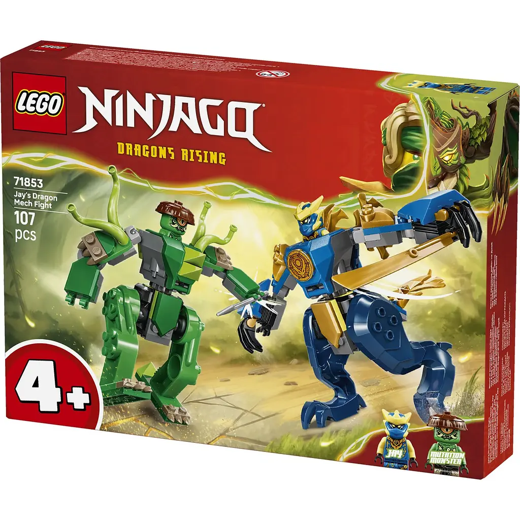 Конструктор LEGO Ninjago Битва работа дракона Джея 107 деталей (71853) - фото 2