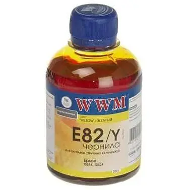 Чорнило WWM EPSON StPhoto R270/290 Yellow (E82/Y)