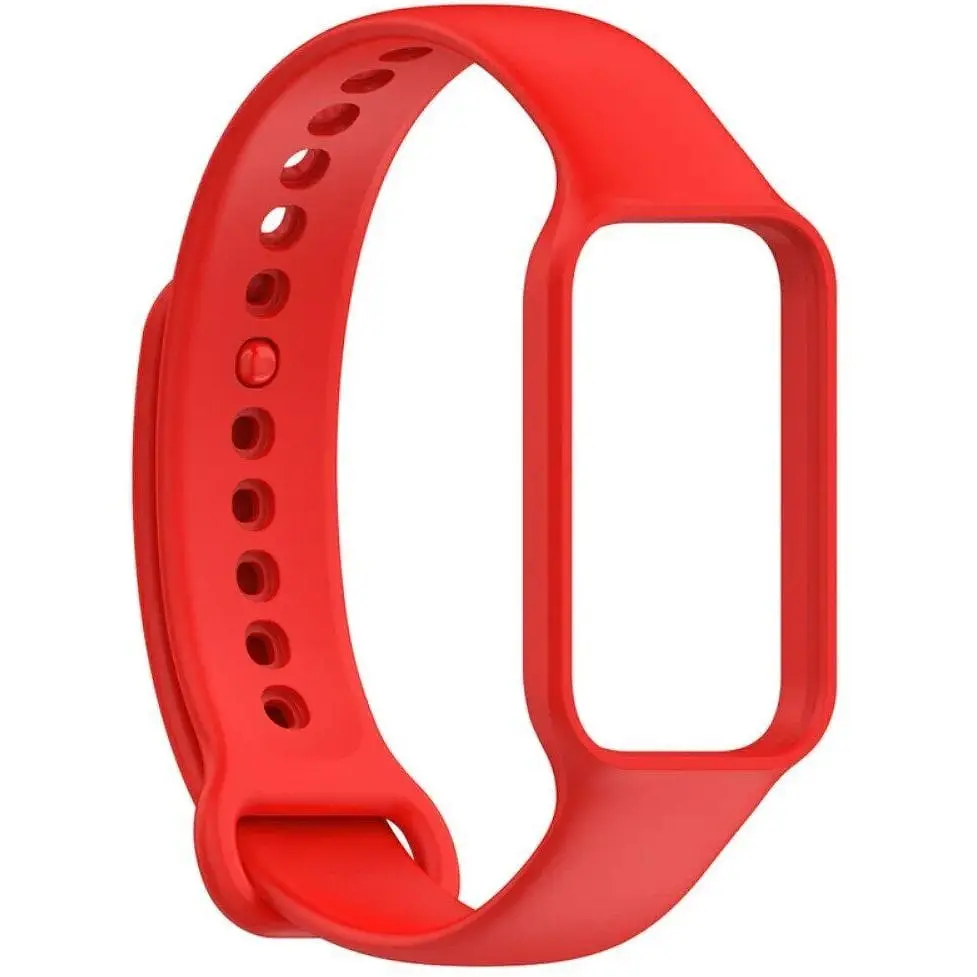 Силиконовый ремешок BeCover для Xiaomi Redmi Smart Band 2 Red (709370) - фото 3