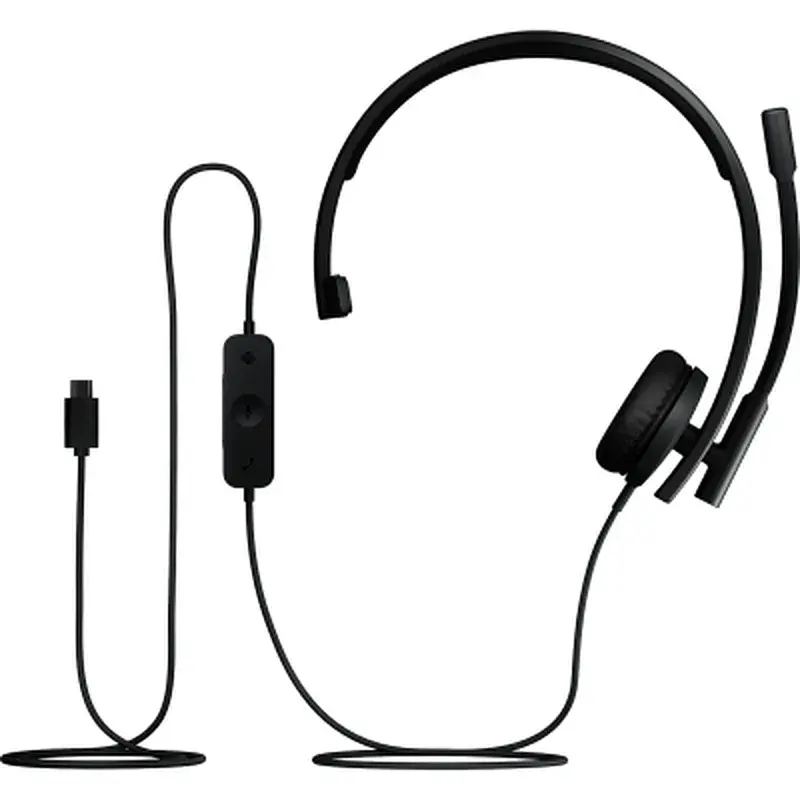 Навушники Logitech H570e Corded for Business Mono Teams USB-C Black (981-001427) - фото 5