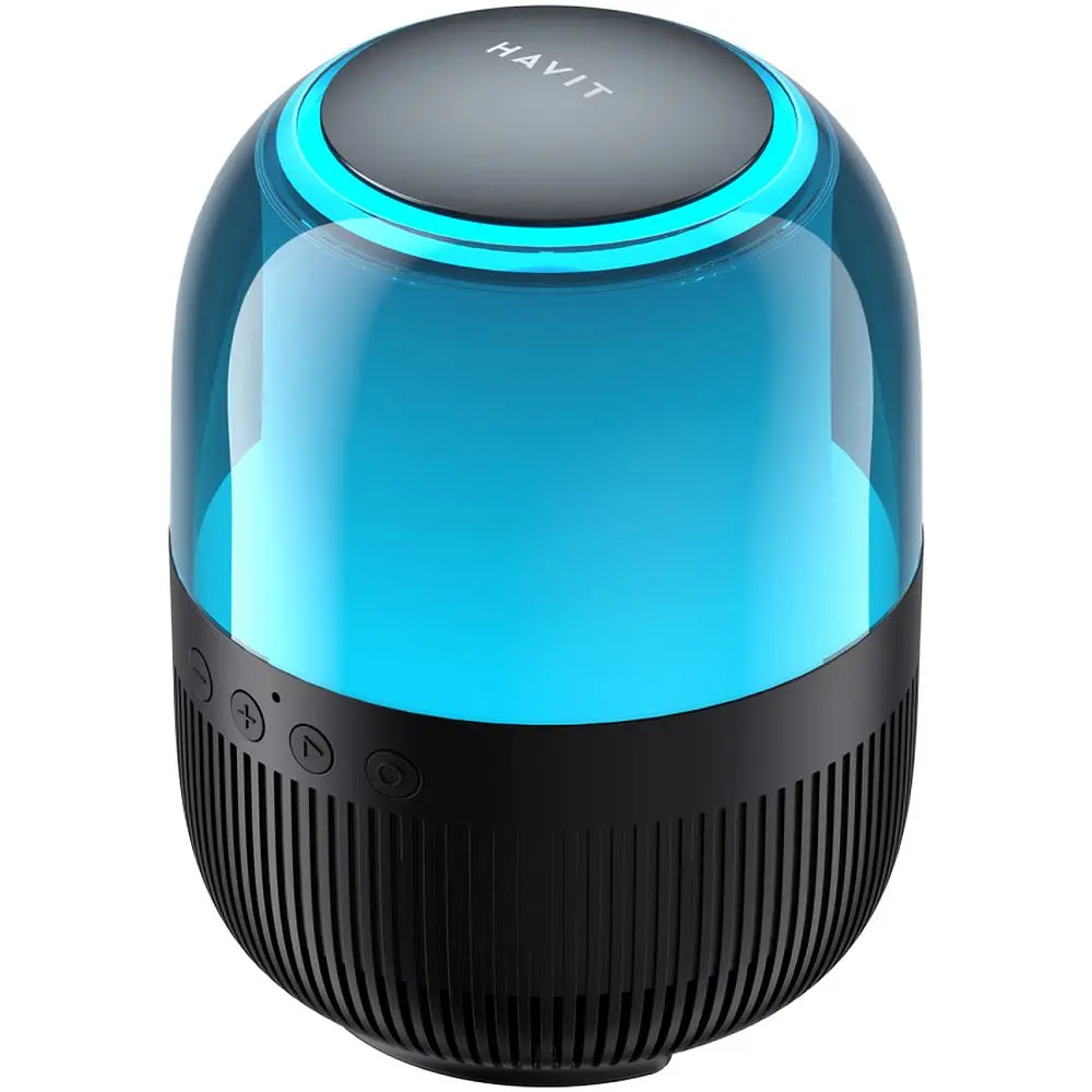Портативная колонка Havit HV-SK889BT 7W RGB black (HV-SK889BT) - фото 4