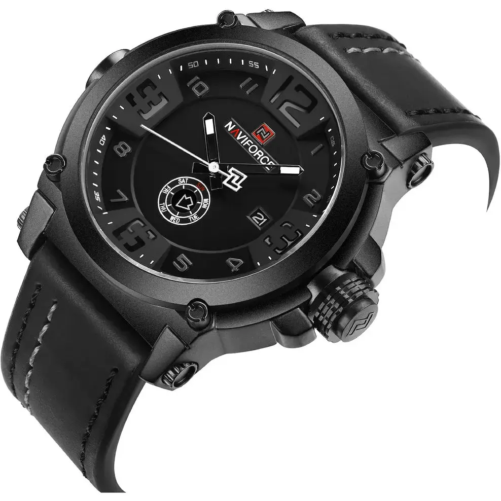 Годинник наручний чоловічий Smael 1237 Black Green (15195) - фото 2