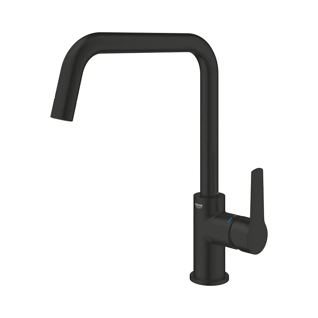 Змішувач для кухні Grohe QuickFix Start 304702430, Чорний матовий - фото 4