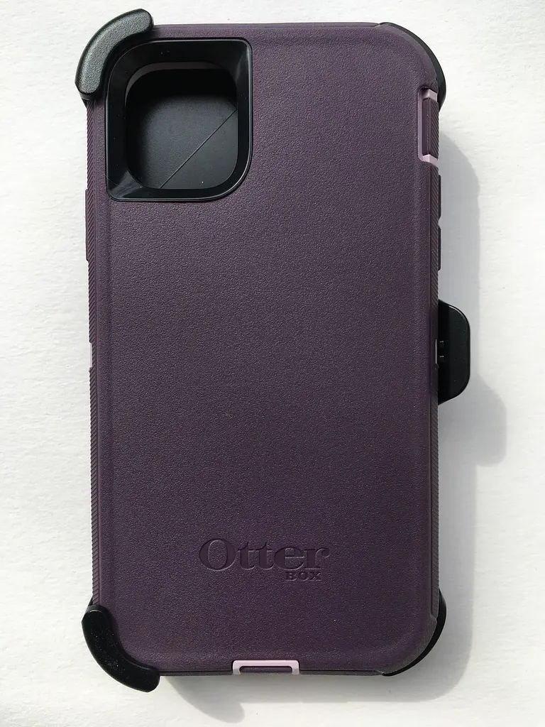 Чохол протиударний з кліпсою OtterBox Defender Series 77-62458 для iPhone 11 (6.1") Purple Nebula - фото 5