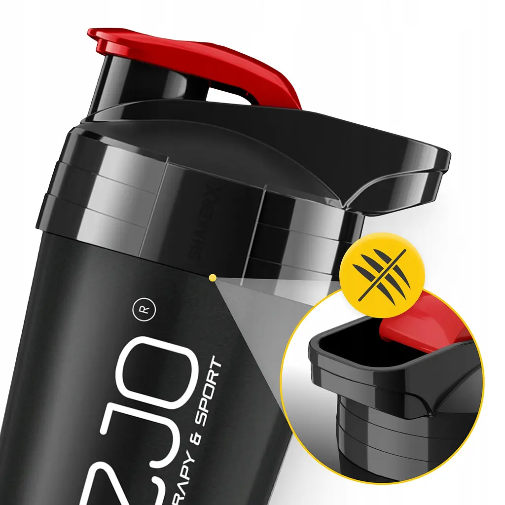 Шейкер спортивный 4FIZJO Ultra 700 мл Black/Red (P-5905973407106) - фото 4