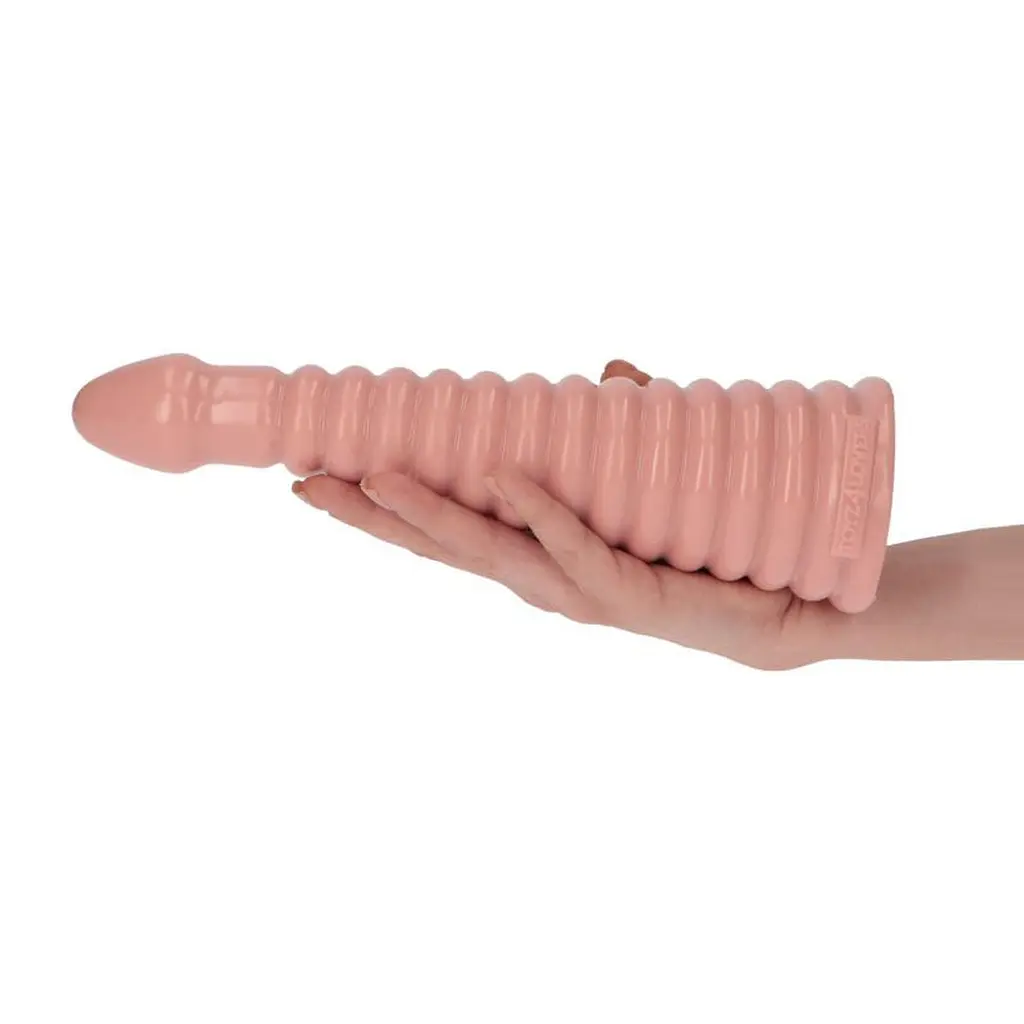 Анальна пробка Toyz4lovers Plug-Italian Cock 10", 26 см (тілесний) - фото 3