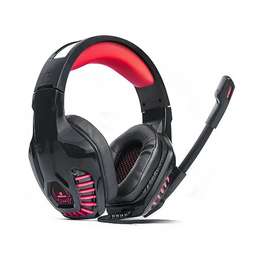Навушники REAL-EL GDX-7650 Black-Red - фото 7