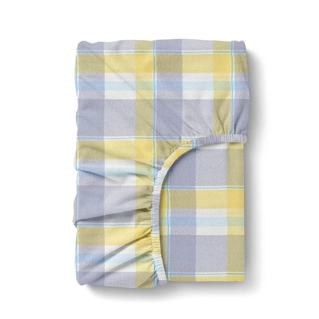 Набір простирадло на резинці фланель 90х200 SUNRISE TARTAN COSAS (4822052502662) - фото 2
