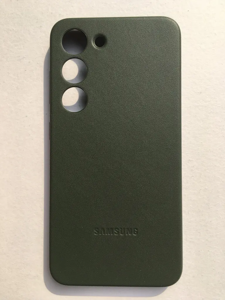 Оригінальний шкіряний чохол для Samsung Galaxy S23 (6.1") Leather Cover Case EF-VS911LGEGRU Green - фото 7