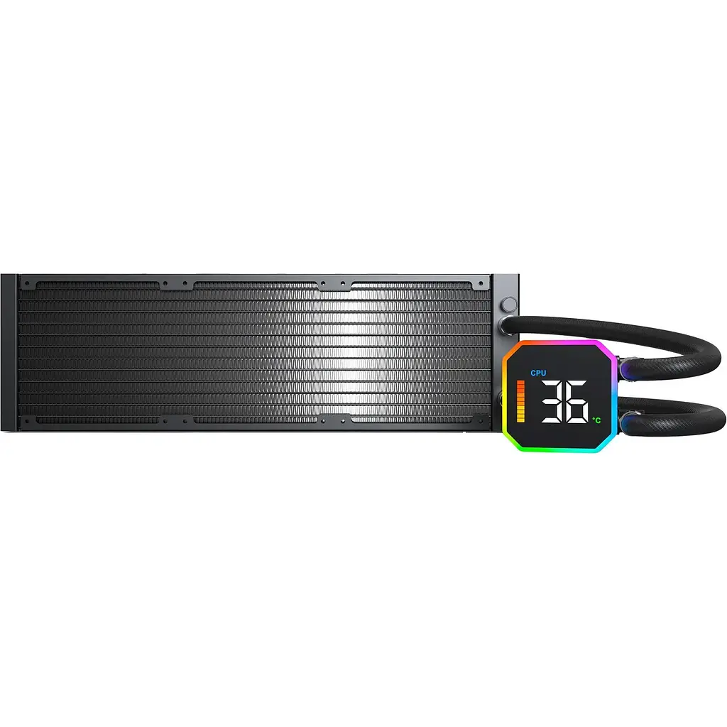 Система водяного охолодження MONTECH HyperFlow Digital 360 Black [151310] - фото 3