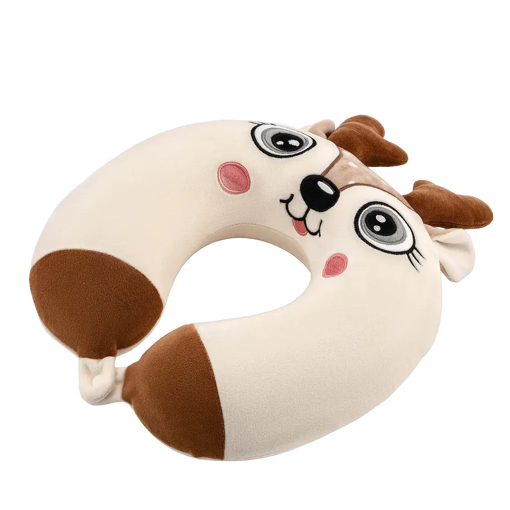 Подушка для шиї ARDESTO Travel Reindeer, 30х30см, білий (ART3031NEP) - фото 2