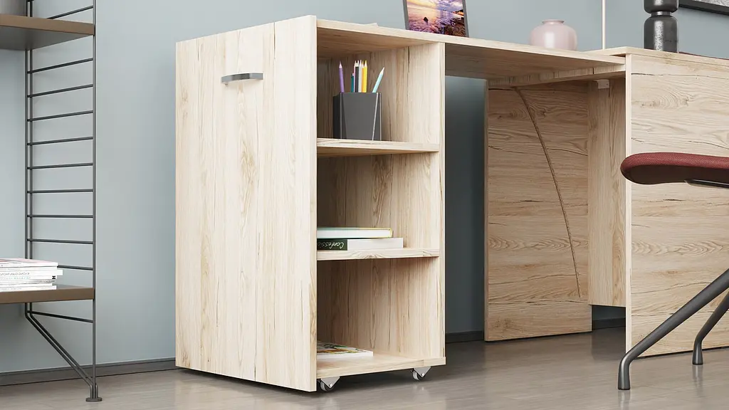 Стіл-тумба трансформер Смарт 1/2 Ferrum-decor 750x1450x600 ДСП Дуб Сан-Марино 16 мм (FRD-105075) - фото 6