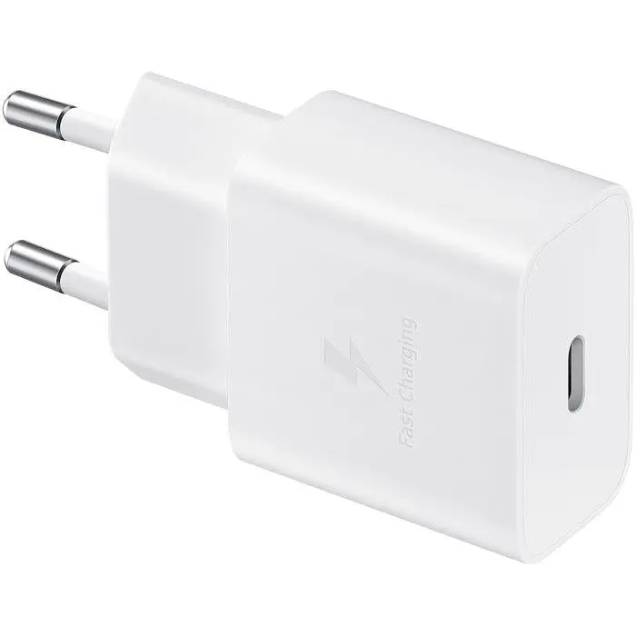 Мережевий зарядний пристрій Samsung EP-T1510X White, 1хUSB Type-C, 15W + кабель USB Type-C (EP-T1510XWEGEU) - фото 2