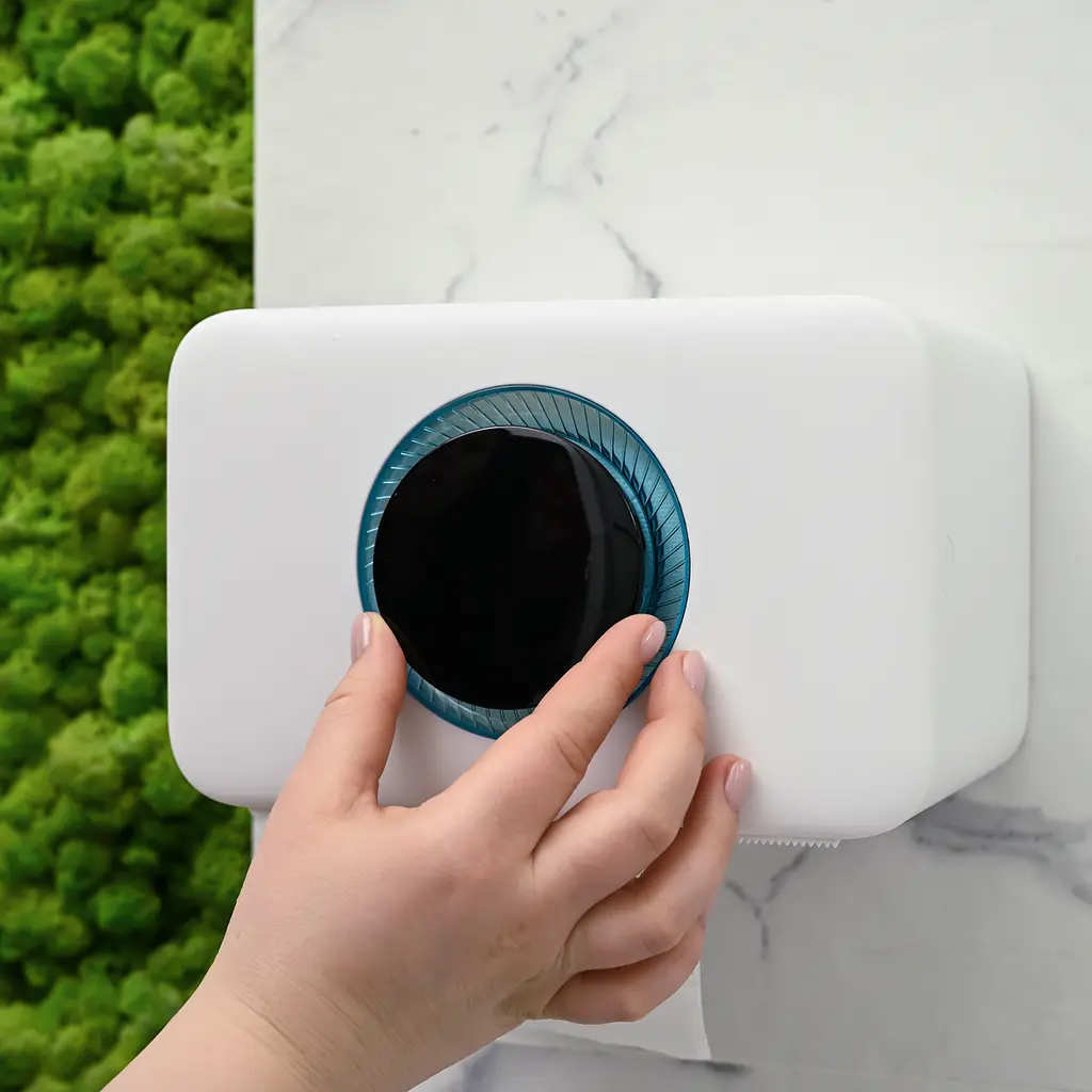 Набір аксесуарів для ванної кімнати МВМ My Home MVM-26 білий з чорним (MVM-MH-26 WHITE/BLACK) - фото 6