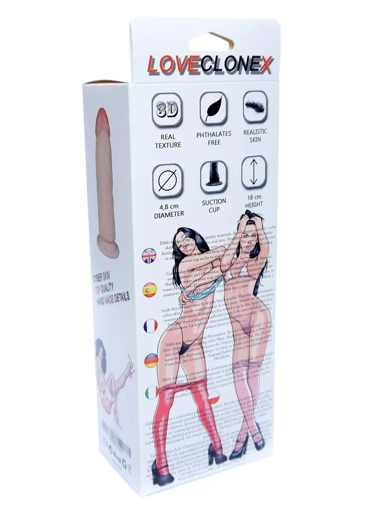 Фалоімітатор B - Series Real Kratos 6", 18 см (тілесний) - фото 5