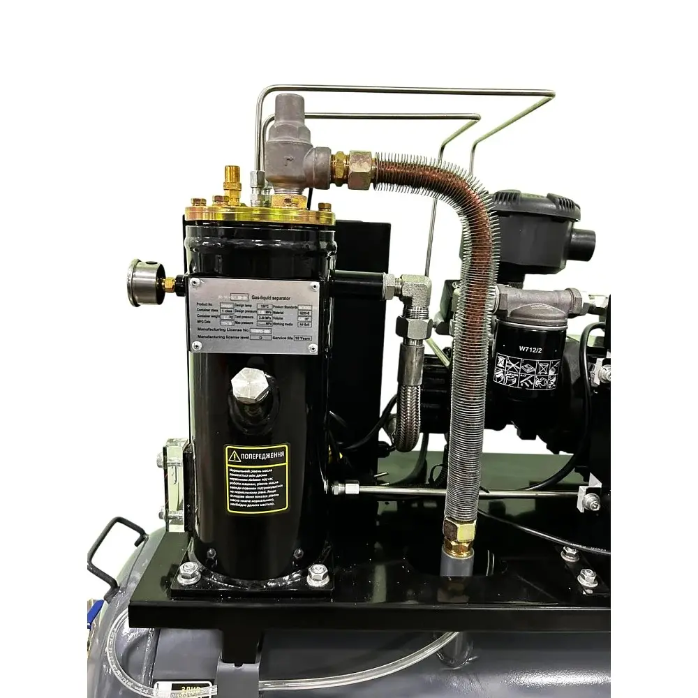 Компресор виского тиску гвинтовий GTM DLG3V 230 (100 л, 350 л/хв, 3.0 кВт, 220-240 В) - фото 4