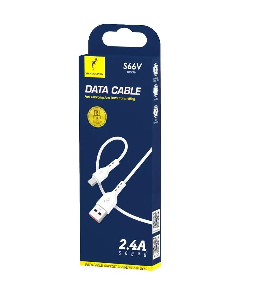 Кабель SkyDolphin S66V USB - micro USB (M/M), 1 м, White (SDUSB-000651) - фото 2