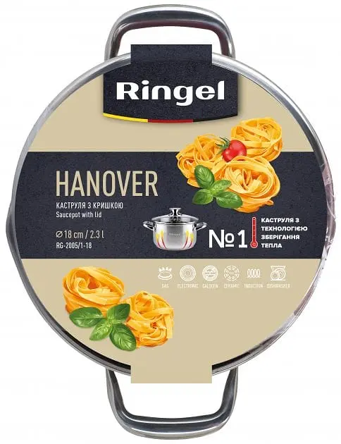 Кастрюля Ringel Hanover, 24 см, 5,8 л (RG-2005/1-24) - фото 4