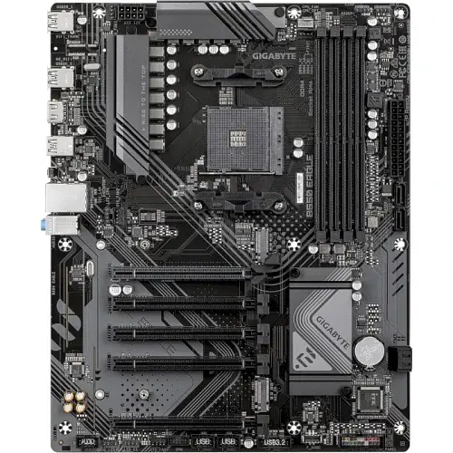 Мат.плата AM4 (B550) Gigabyte B550 EAGLE, B550, 4xDDR4, Int.Video(CPU), 4xSATA3, 2xM.2, 1xPCI-E 4.0 x16, 4xPCI-E 3.0 x16, Realtek 7.1, Realtek GbE, 6xUSB 3.2 / 8xUSB 2.0, HDMI, ATX - фото 2