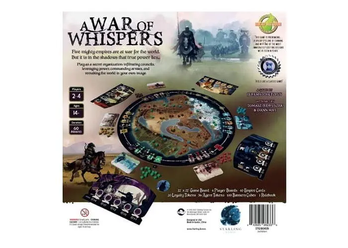 Настільна гра Starling Games Війна пошепки (2-га редакція) (War of Whispers: Standard 2nd Edition) (англ.) (STG1804EN) - фото 2