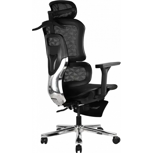 Офісне ергономічне крісло GT Racer B-528 Black - фото 5