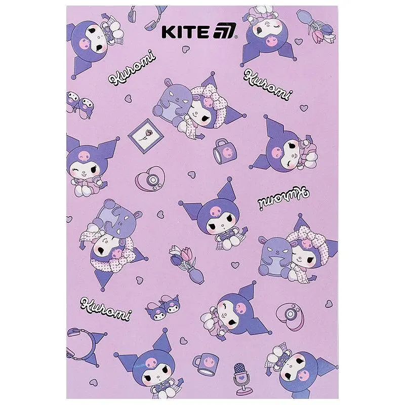 Блокнот A5 50арк. кліт. тв. обкл. Kuromi HK25-194-1/Kite/ - фото 4