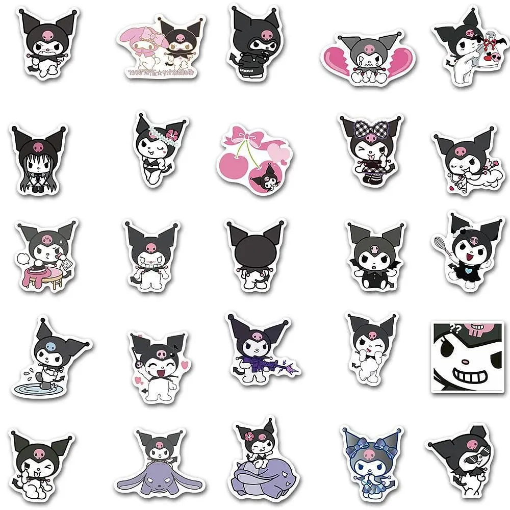 Стікерпак GeekLand Kuromi 50 штук - фото 2