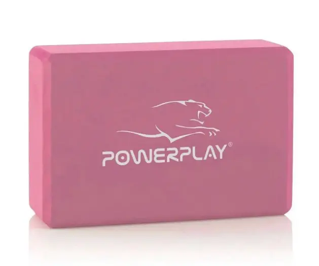 Блоки для йоги PowerPlay 4006 Yoga Brick EVA 2 шт Розовые (PP_4006_Pink_2in) - фото 2
