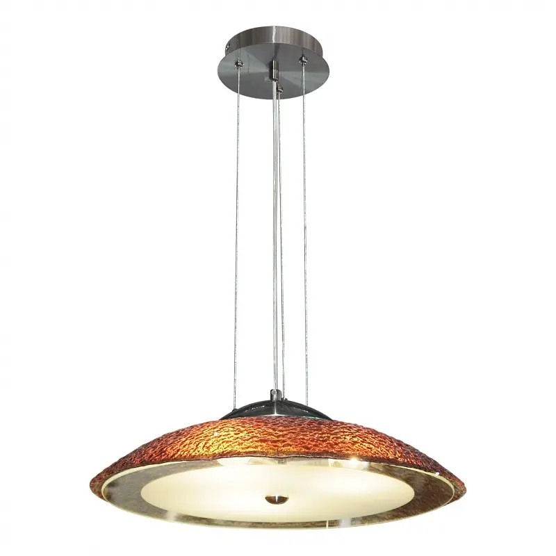 Люстра подвесная Brille для кухни E14 60W PN (W-396S/3) - фото 2