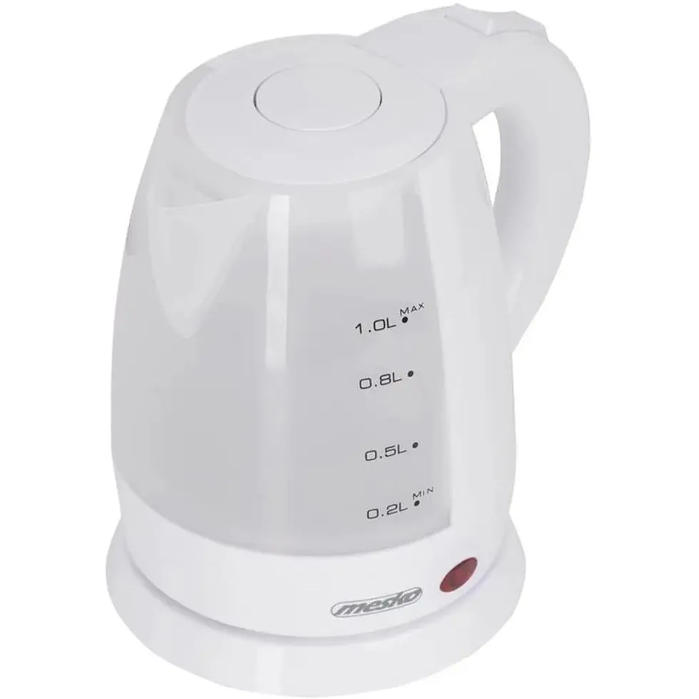 Электрический чайник Mesko MS 1276 нагреватель нержавеющая сталь 1 л - фото 2