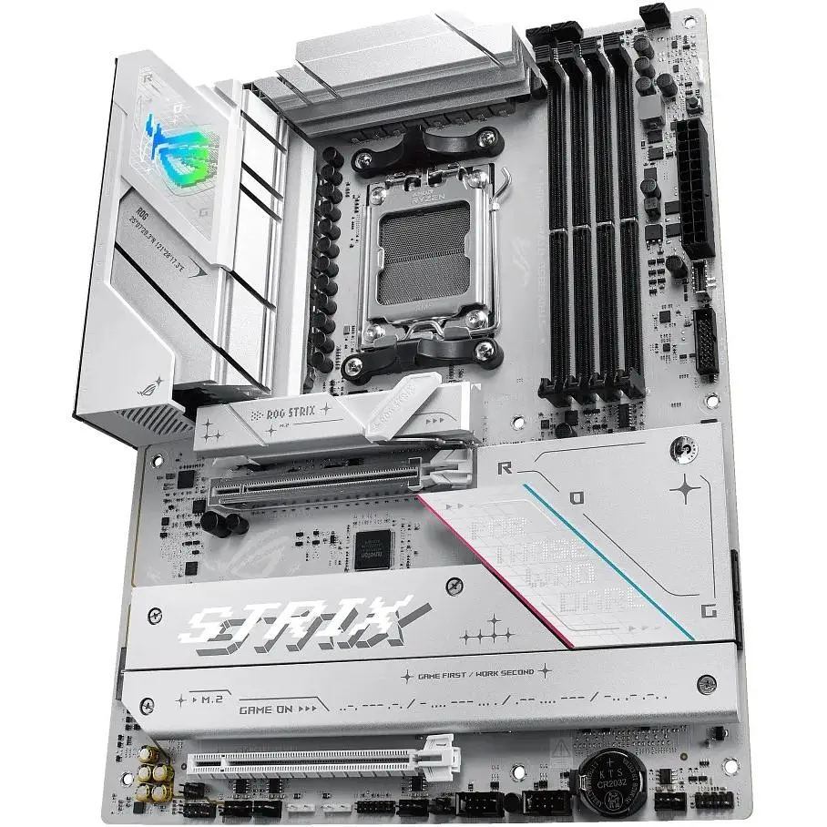 Материнська плата Asus AM5 Rog Strix B850-A Gaming WIFI, B850, 4xDDR5, Int. 2.5Gb, WiFi 7, Bluetooth 5.4, 10xUSB 3.2/6xUSB 2.0, HDMI/DP, ATX - фото 5