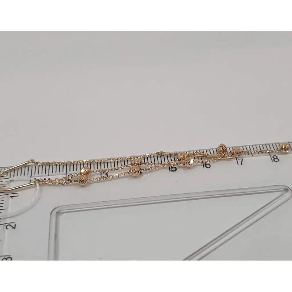 Золотые серьги-протяжки Tango. 580109 - фото 5