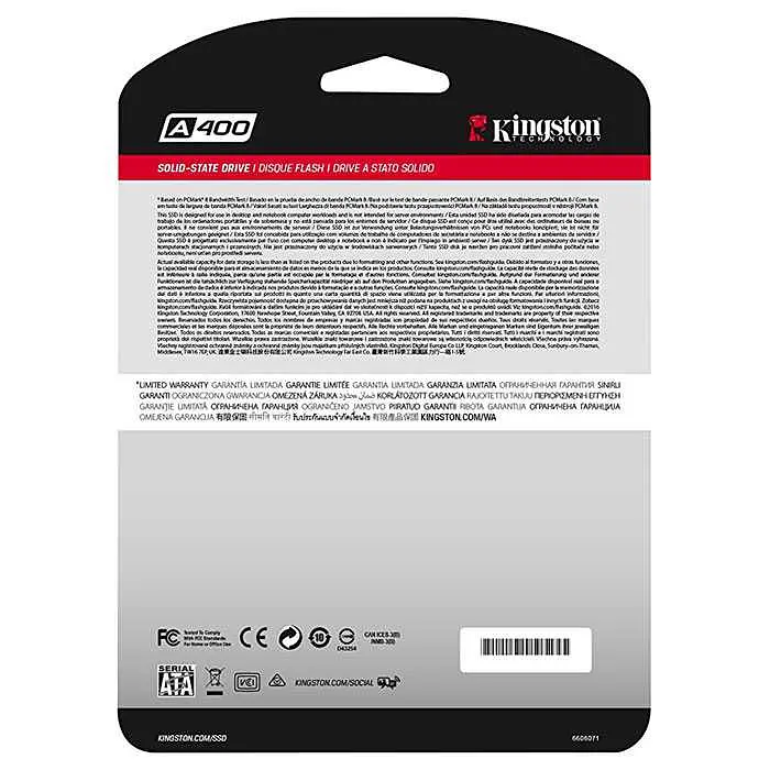 Накопитель SSD Kingston Sata 2.5" 120Gb A400 128 (SA400S37/120G) Б/у - фото 5