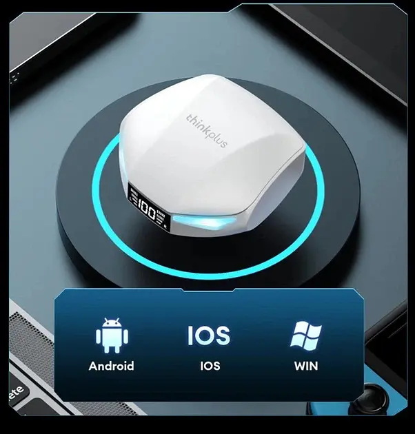 Спортивные беспроводные вакуумные наушники XT-53 Bluetooth 5.4 с микрофоном белые  - фото 2
