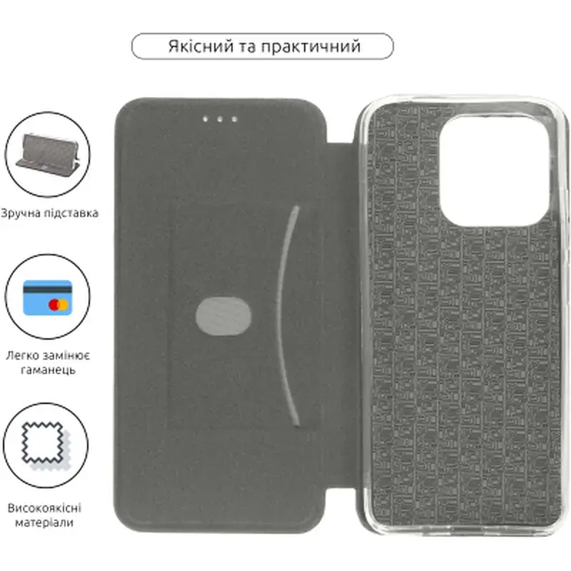 Чохол до мобільного телефона Armorstandart G-Case Xiaomi Redmi 12С / 11A Black (ARM65969) - фото 3