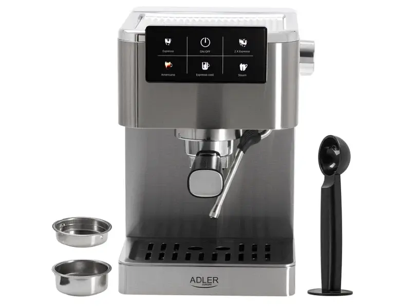 Ріжкова кавоварка Adler AD 4390 Silver - фото 2