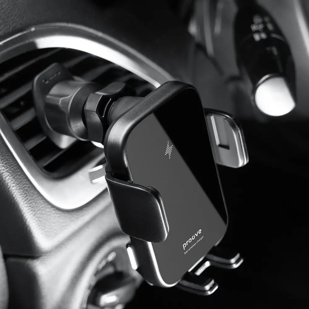 Автомобільний тримач з Бездротовим ЗП Proove Triple Clamp 15W - фото 3