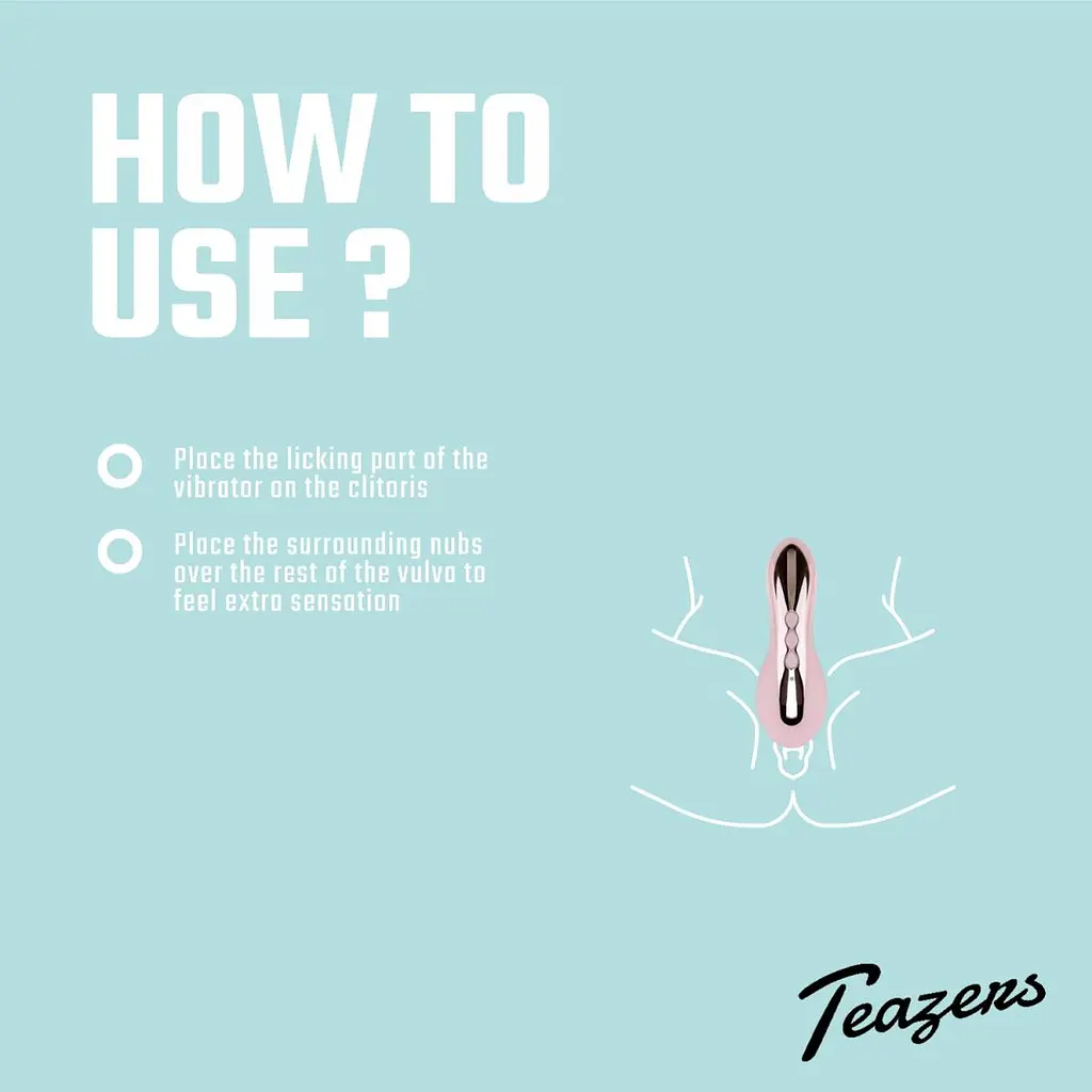 Вибратор для клитора Teazers Clitoral Stimulator (розовый) - фото 9