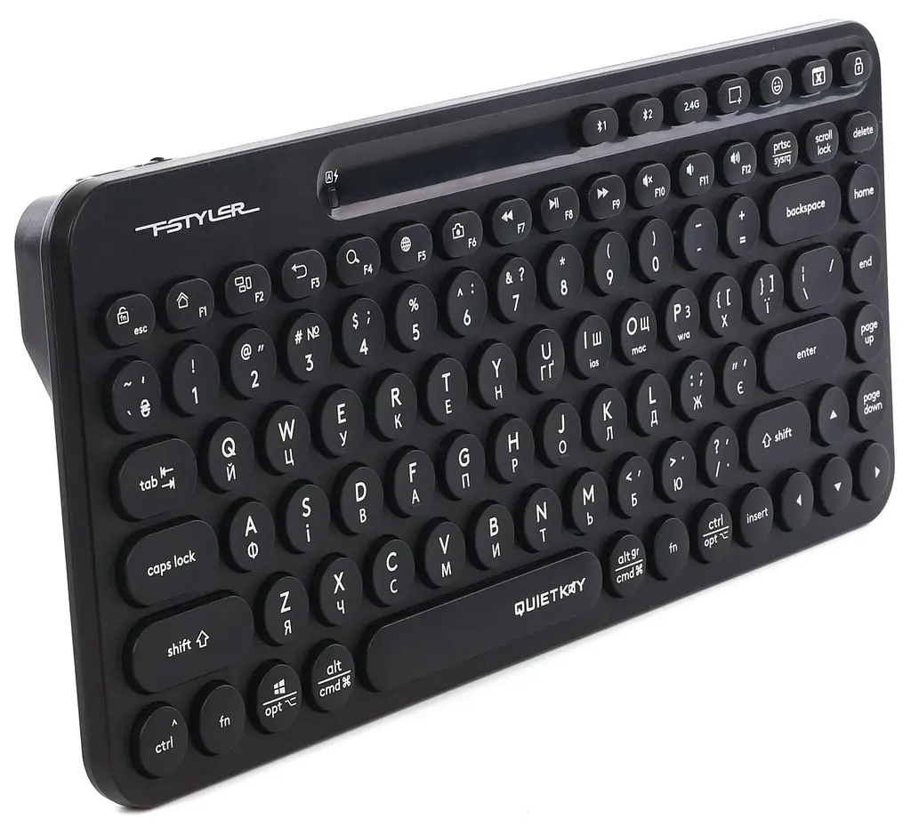 Клавіатура A4Tech Fstyler FBK36С AS Black (FBK36C AS (Black)) - фото 3