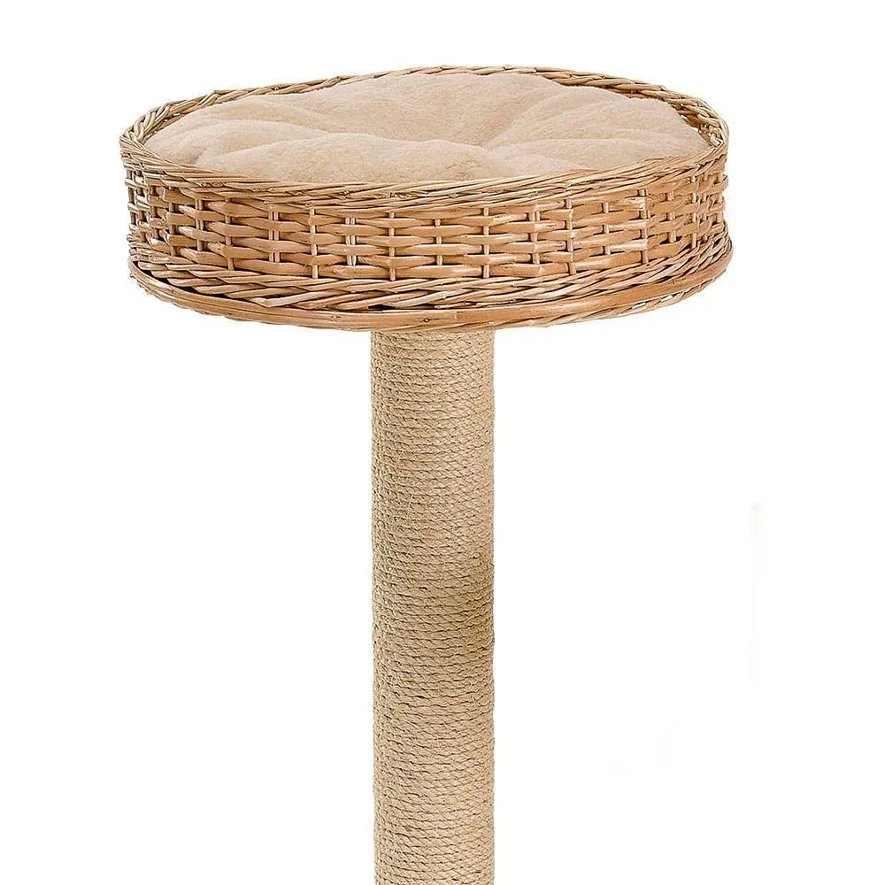 Ігровий комплекс для котів з поличками, спальним місцем та колонами з сизалю Ferplast AMIR - фото 3