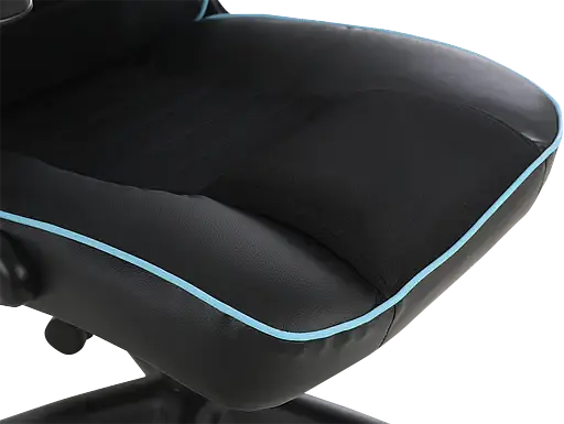 Геймерское кресло GT Racer черное с синим (X-2760 Black/Blue) - фото 7