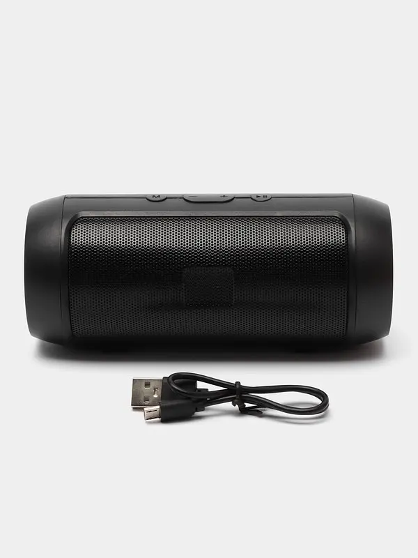 Музична портативна вluetooth колонка Charge Mini J006 Бумбокс 1500 мАг 3Вт підтримка microSD Чорний - фото 6