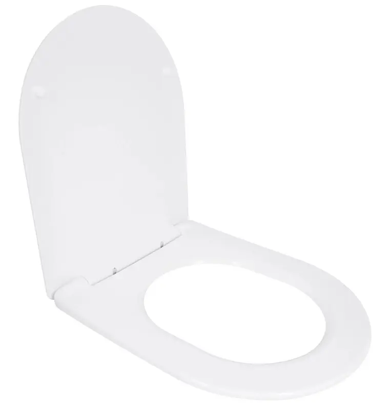 Сидіння для унітазу Qtap (Taurus 490) з мікроліфтом, Slim Duroplast, Quick Release QTSC179W49383 - фото 2