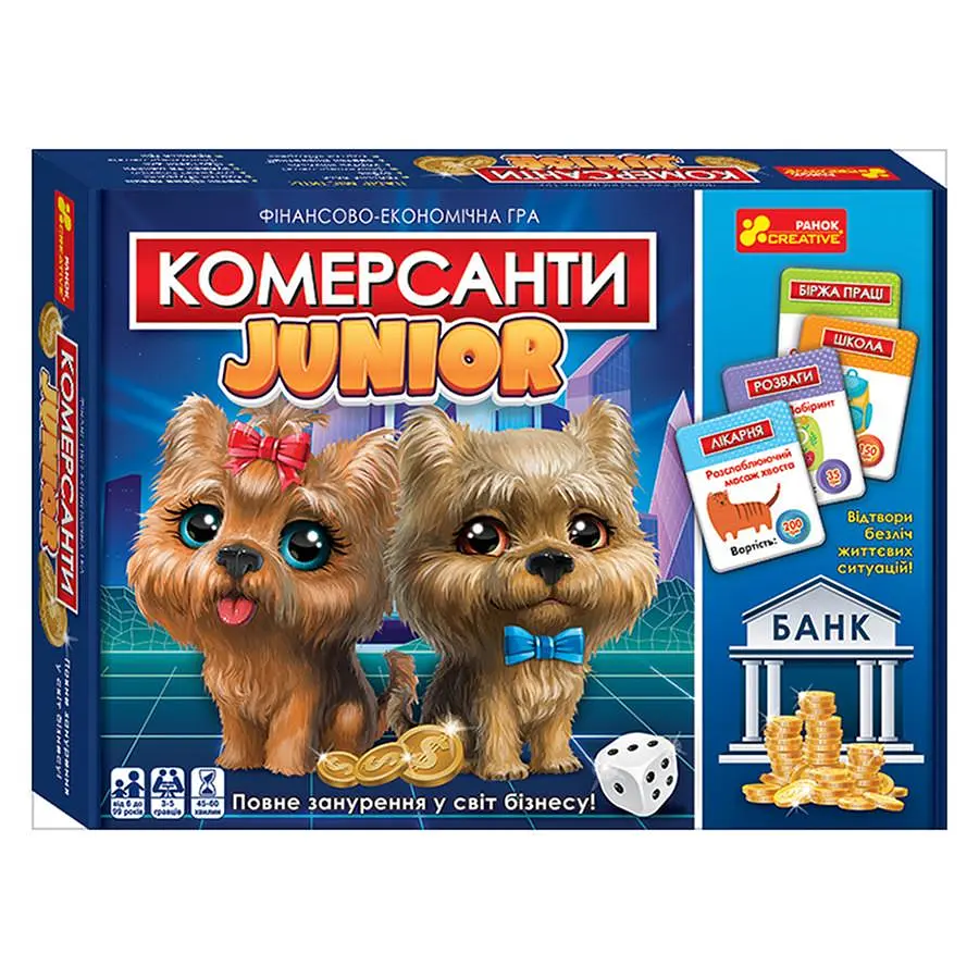 Игра настольная Ranok Creative Коммерсанты Junior (SR-113-N-1182)