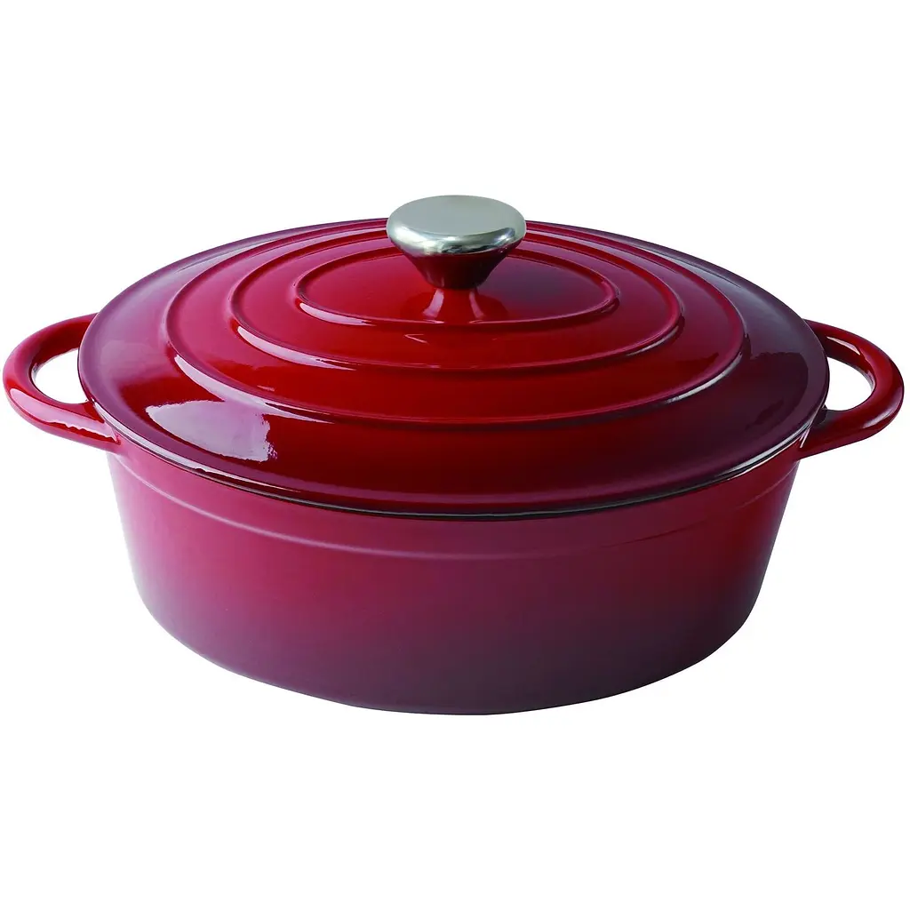 Гусятниця Ringel Essen Ростер, з кришкою, 30х23х11 см, 4,5 л, червона (RG-2308-30) - фото 2