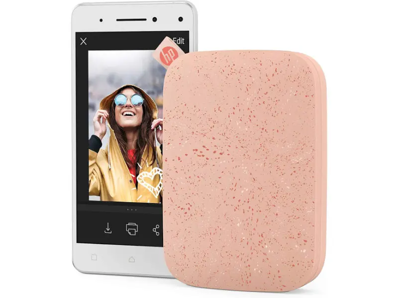 Портативний фотопринтер HP Sprocket 2x3 Blush Pink (ISPP) - фото 3