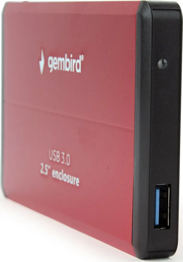 Кишеня зовнішня Gembird EE2-U3S-2-R 2.5" USB 3.0 red - фото 3
