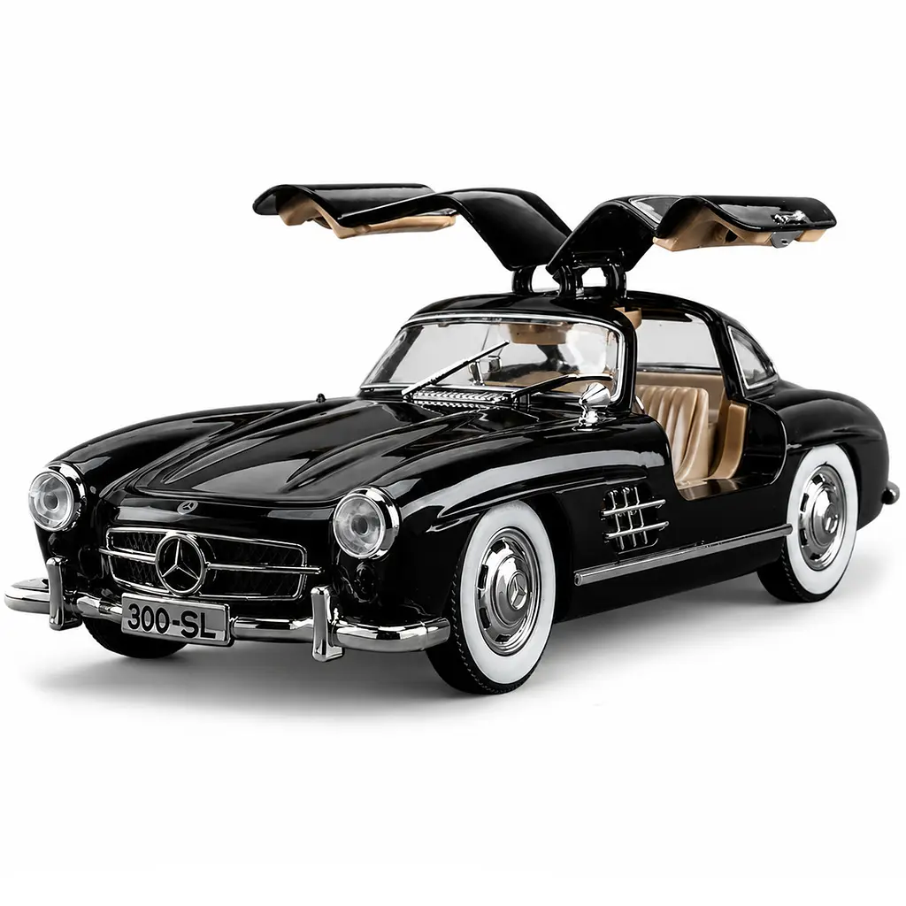 Колекційна металева модель автомобіля АвтоЕксперт Mercedes-Benz 300SL Gullwing з інерцією, світлом та звуком 1:24 - фото 5