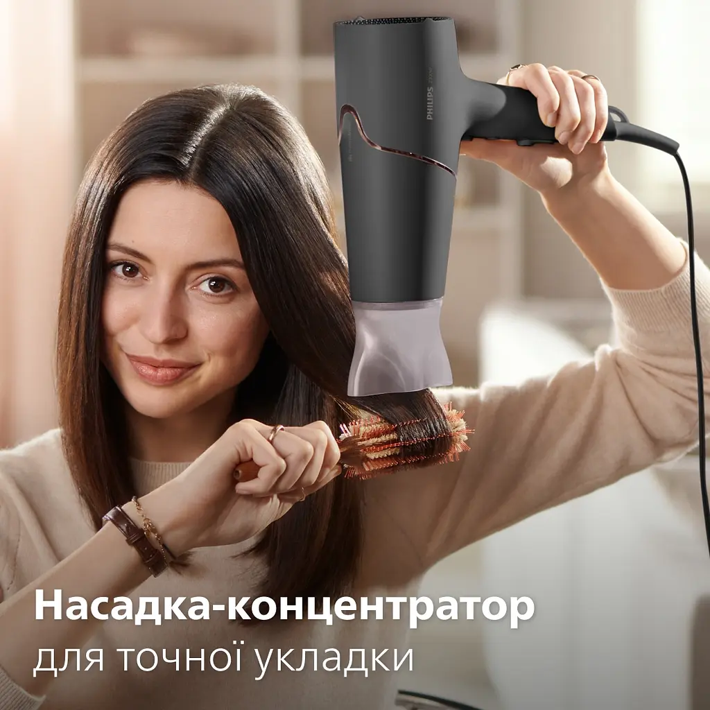 Фен Philips 5000 series черный (BHD538/30) - фото 15