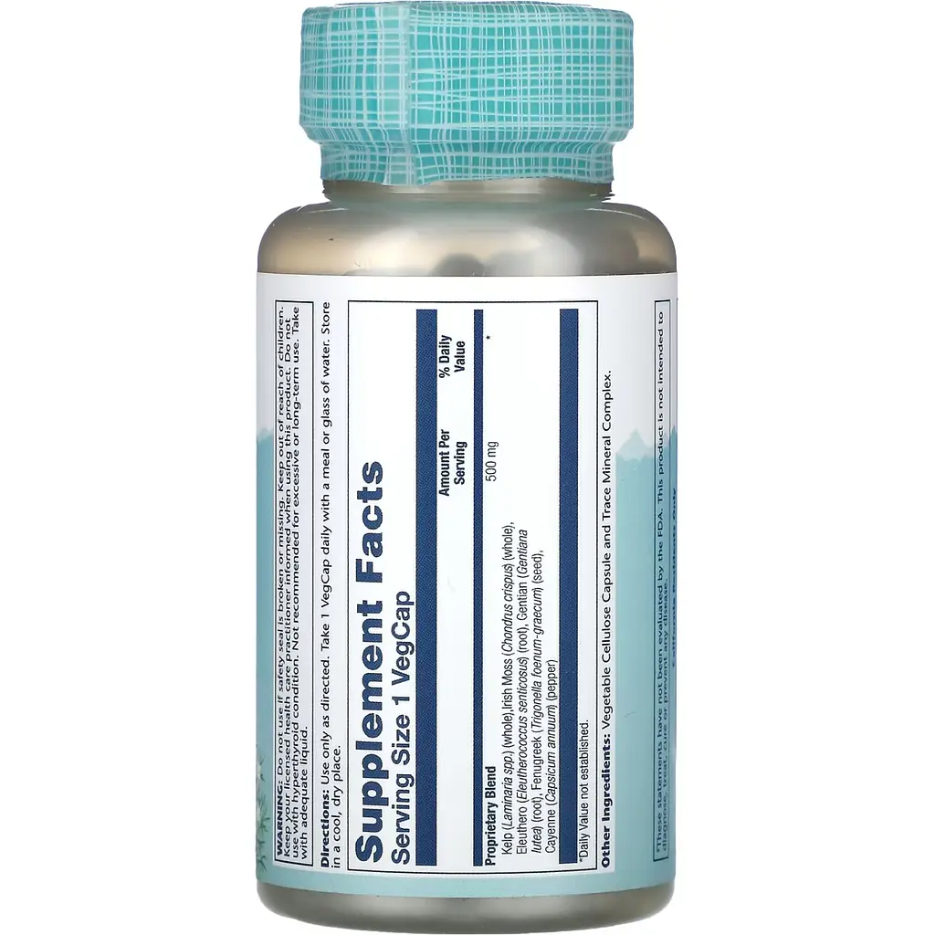 Добавка Solaray Thyroid Blend SP-26, 100 капсул - фото 2